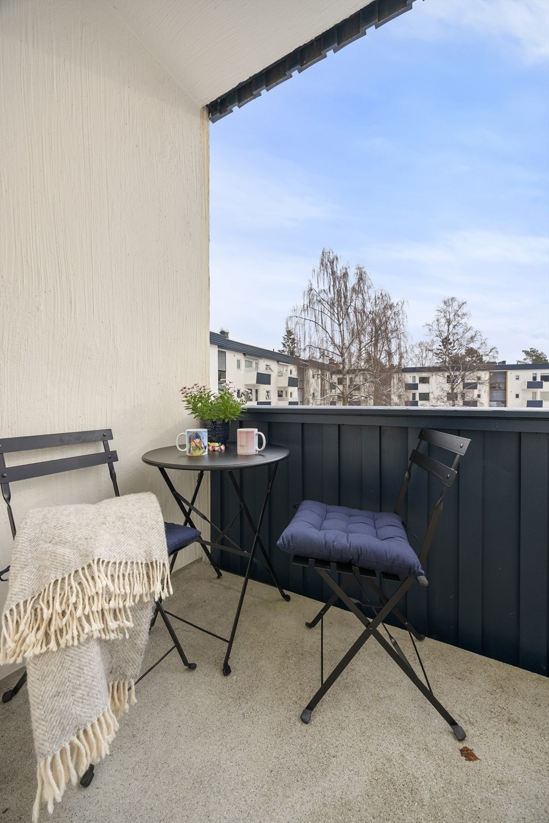 Balkongen er på 2 kvm Galleribilde