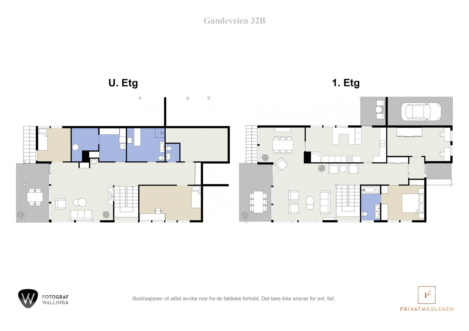 Plantegning Galleribilde