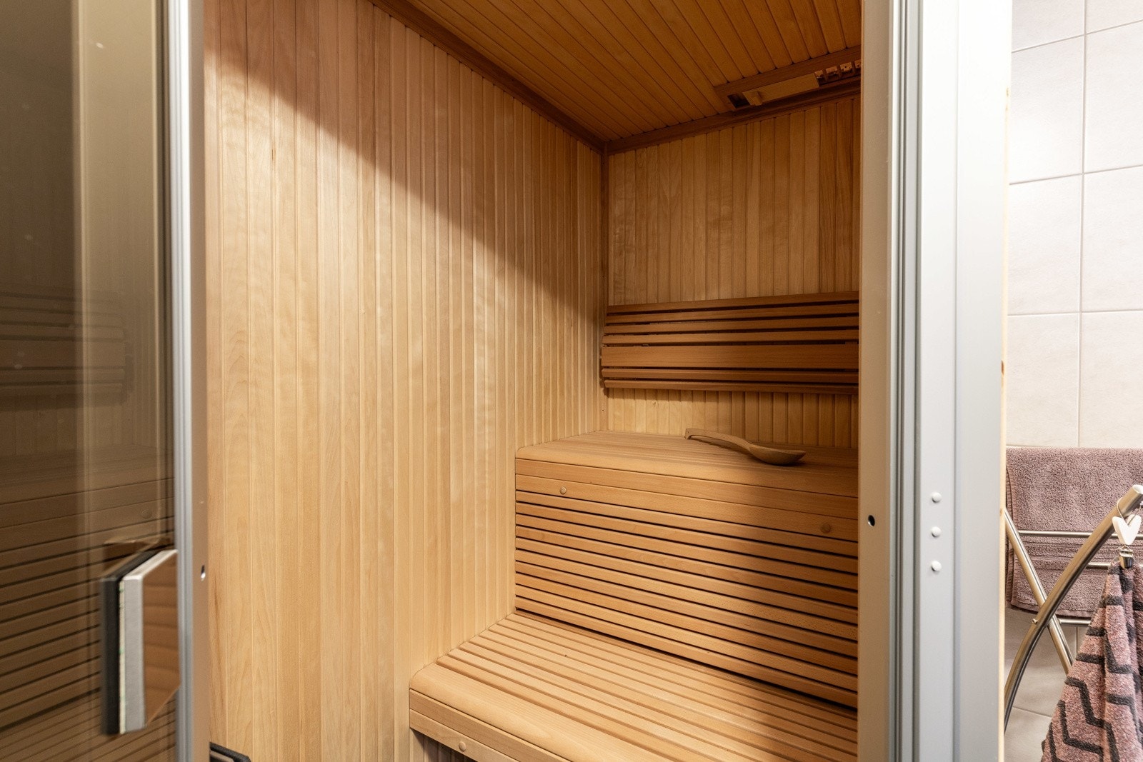 Badet har også en badstue, perfekt etter skituren. Galleribilde