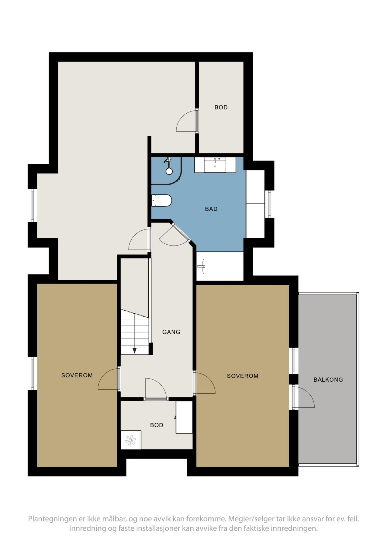 Plantegninger 2. etasje Galleribilde