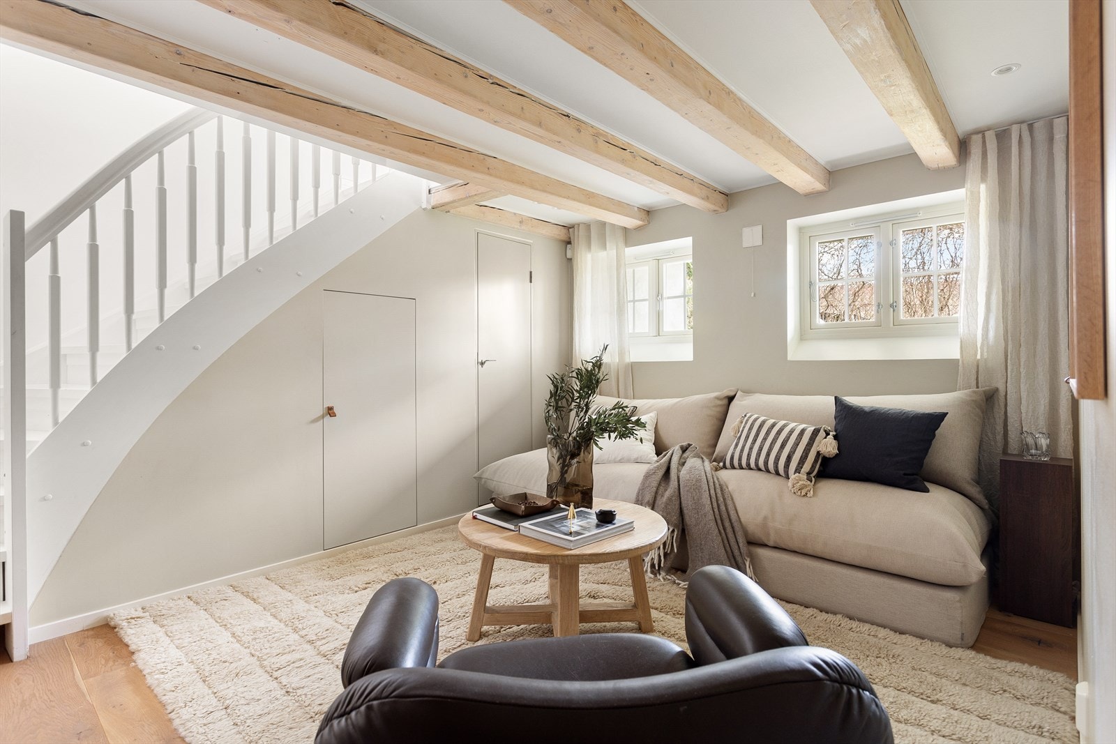 De ulike sonene gjør at boligen egner seg godt i flere ulike livsfaser. Galleribilde