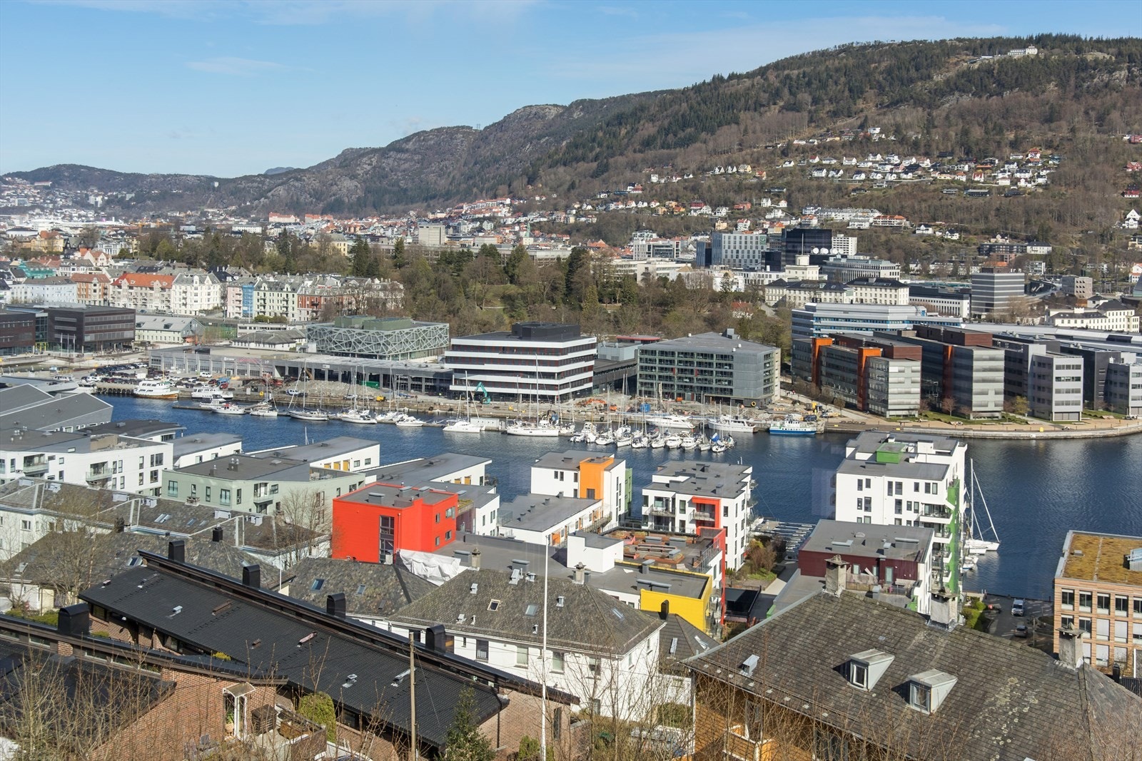 Området rundt Damsgårdssundet er i kontinuerlig utvikling og byr på umiddelbar nærhet til et bredt utvalg av fasiliteter, som restauranter, dagligvarebutikker og treningssentre. Galleribilde