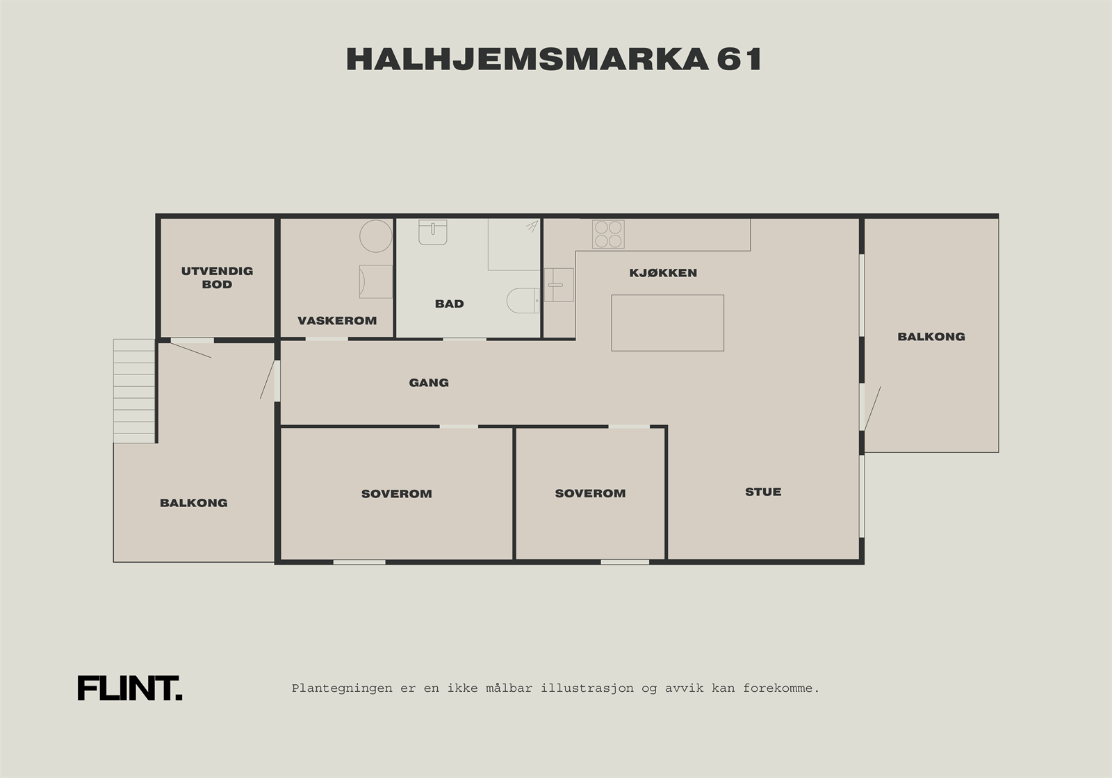 Planskisse Galleribilde