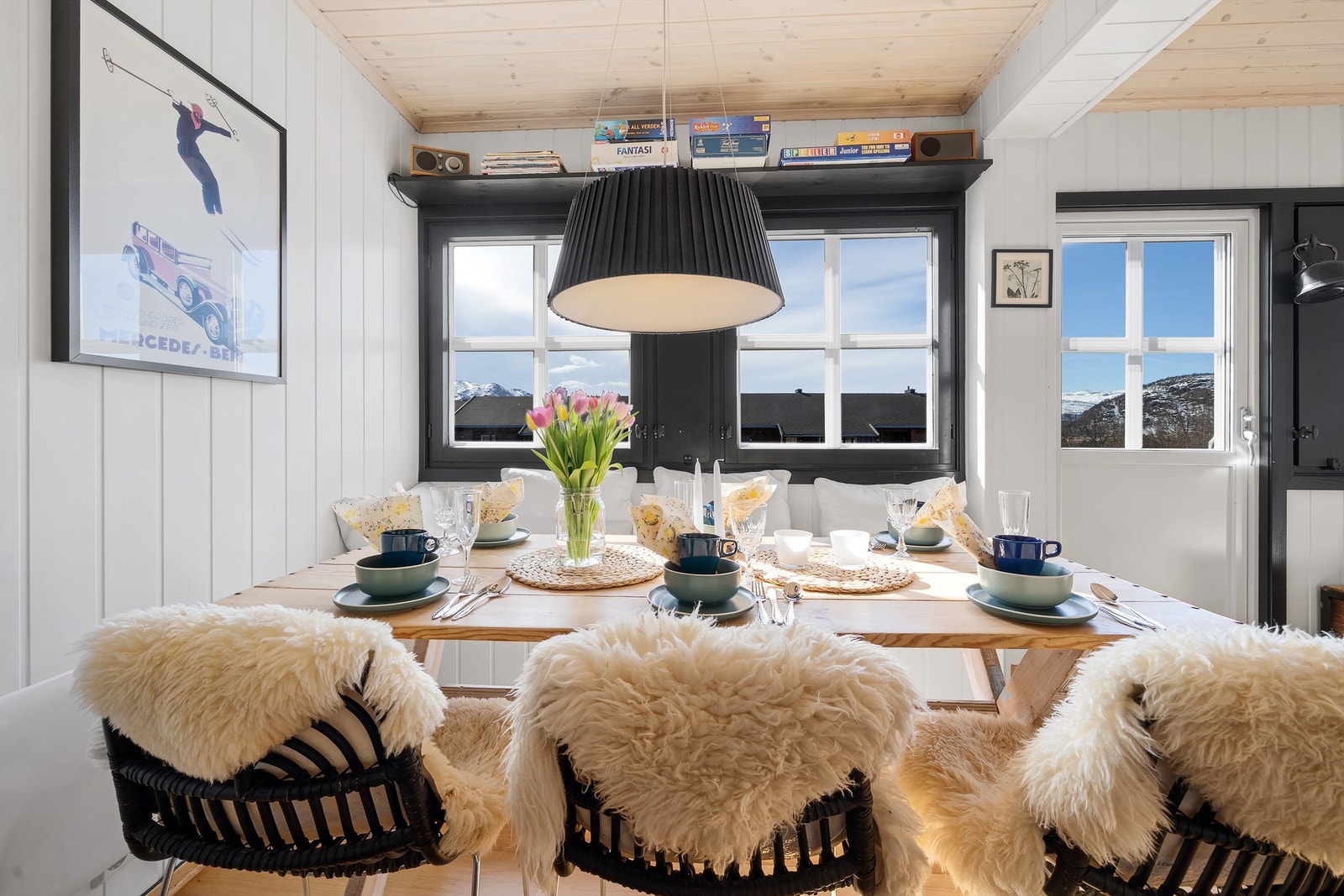 Spiseplassen med flott utsikt. Galleribilde