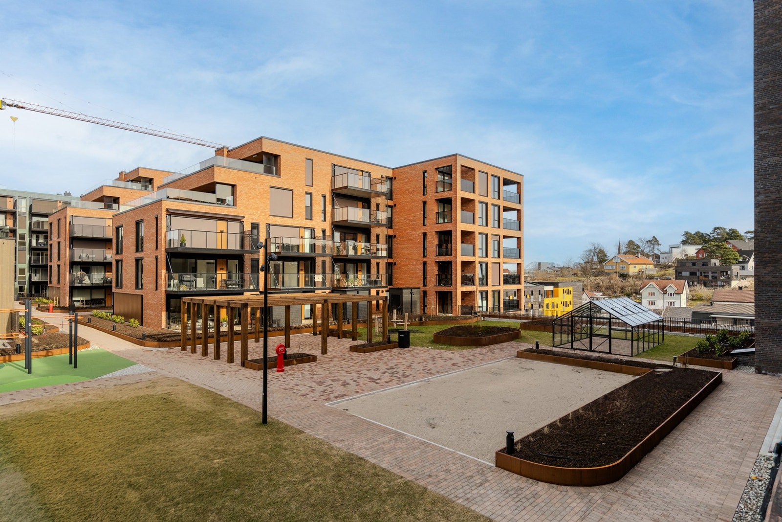 Hyggelige og sosiale fellesarealer på takhagen Galleribilde