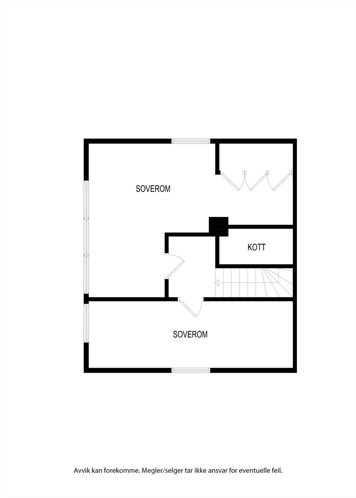 2 et.: Trapperom, Soverom, Loftstue/soverom Galleribilde