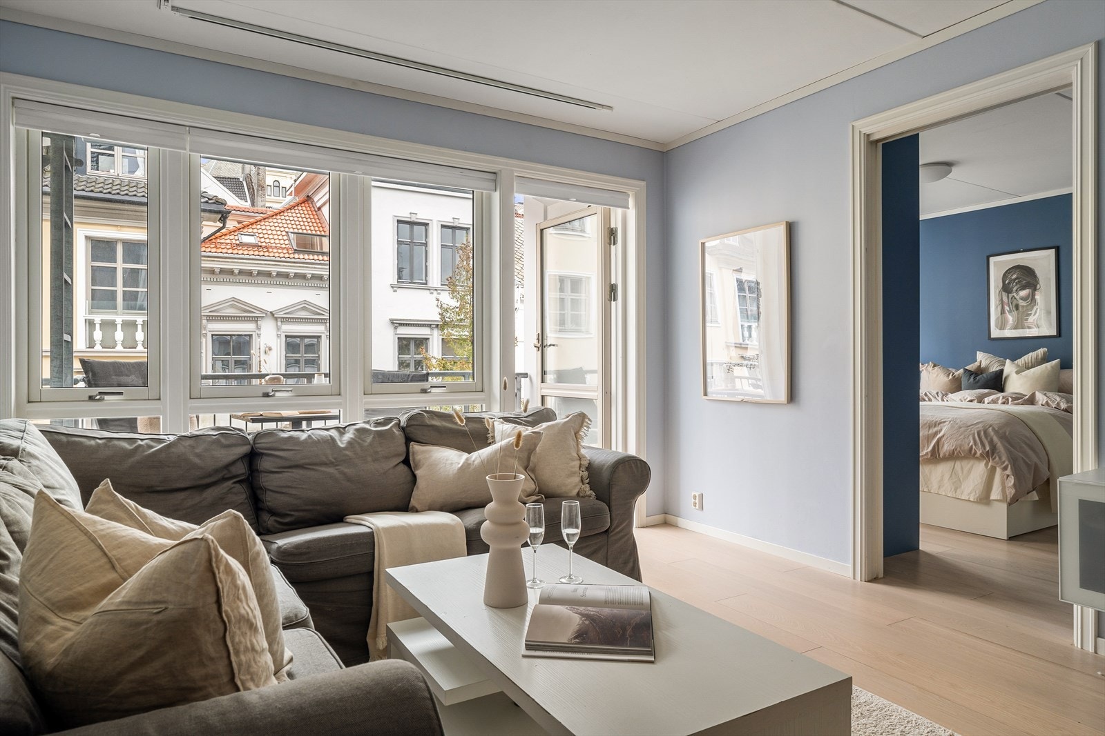 En flott 3-roms selveierleilighet med syd-vestvendt balkong Galleribilde