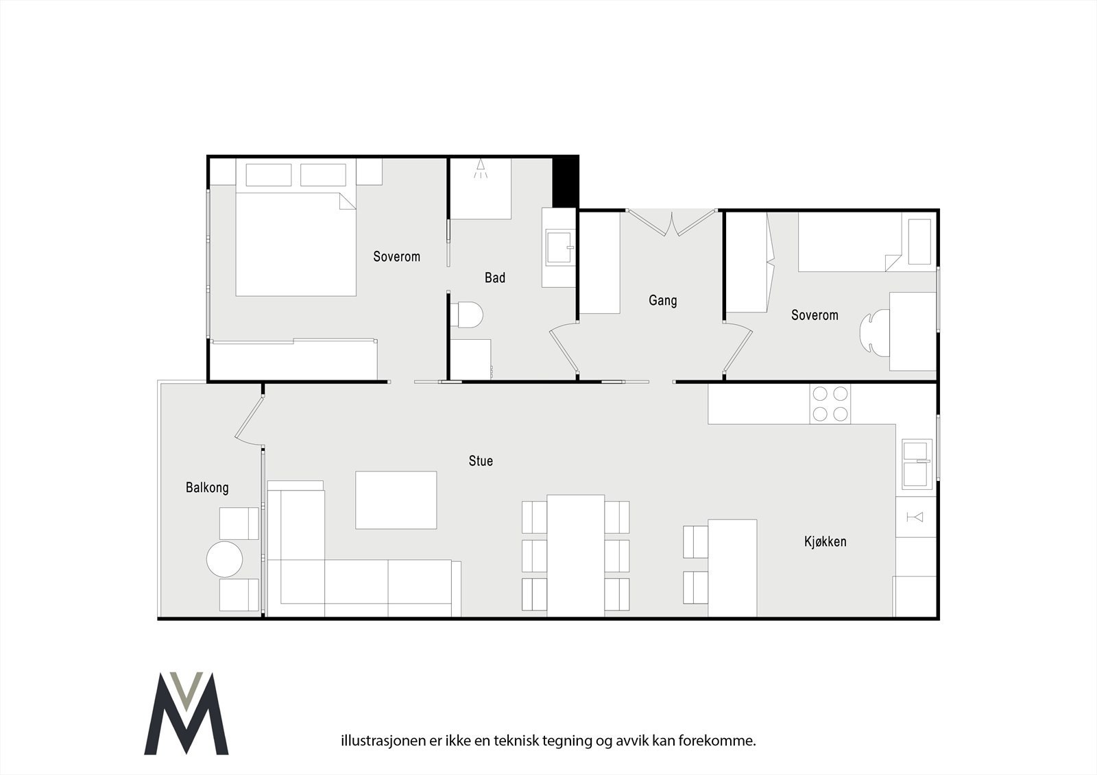 Planløsning Galleribilde