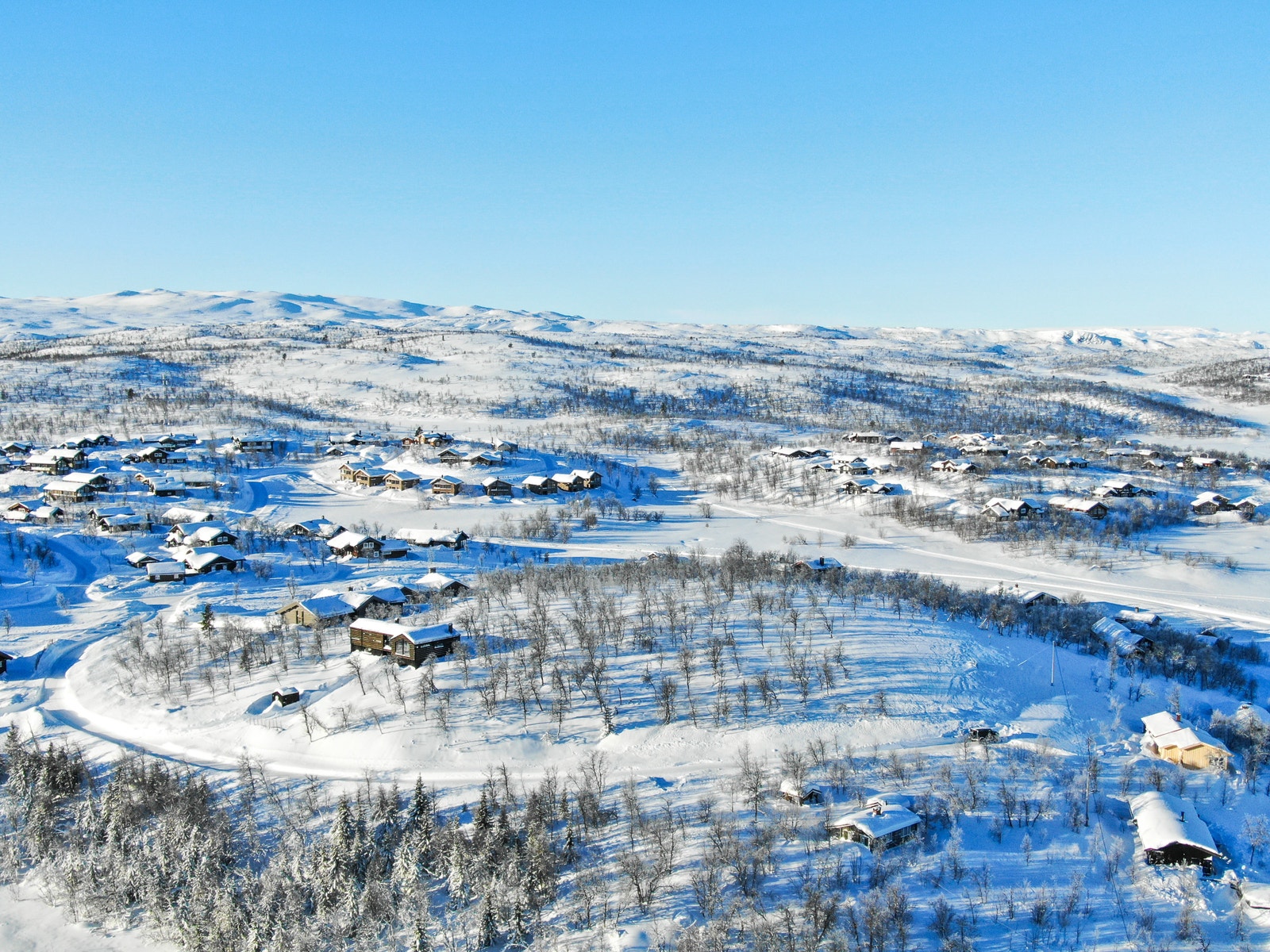 Fantastisk beliggenhet ved foten av Hardangervidda. Galleribilde