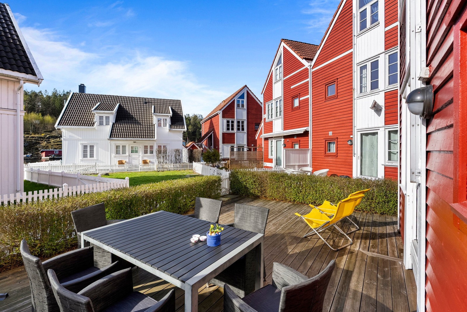 Her får du et herlig uterom som inviterer til avslapping og kvalitetstid med familien. Galleribilde