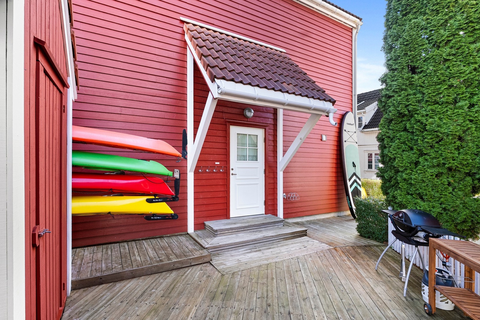 Egen bod ved inngangen for oppbevaring. Galleribilde