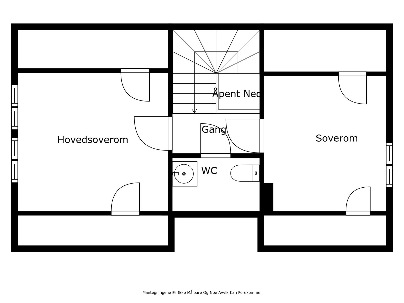 Plantegning 3. etasje Galleribilde