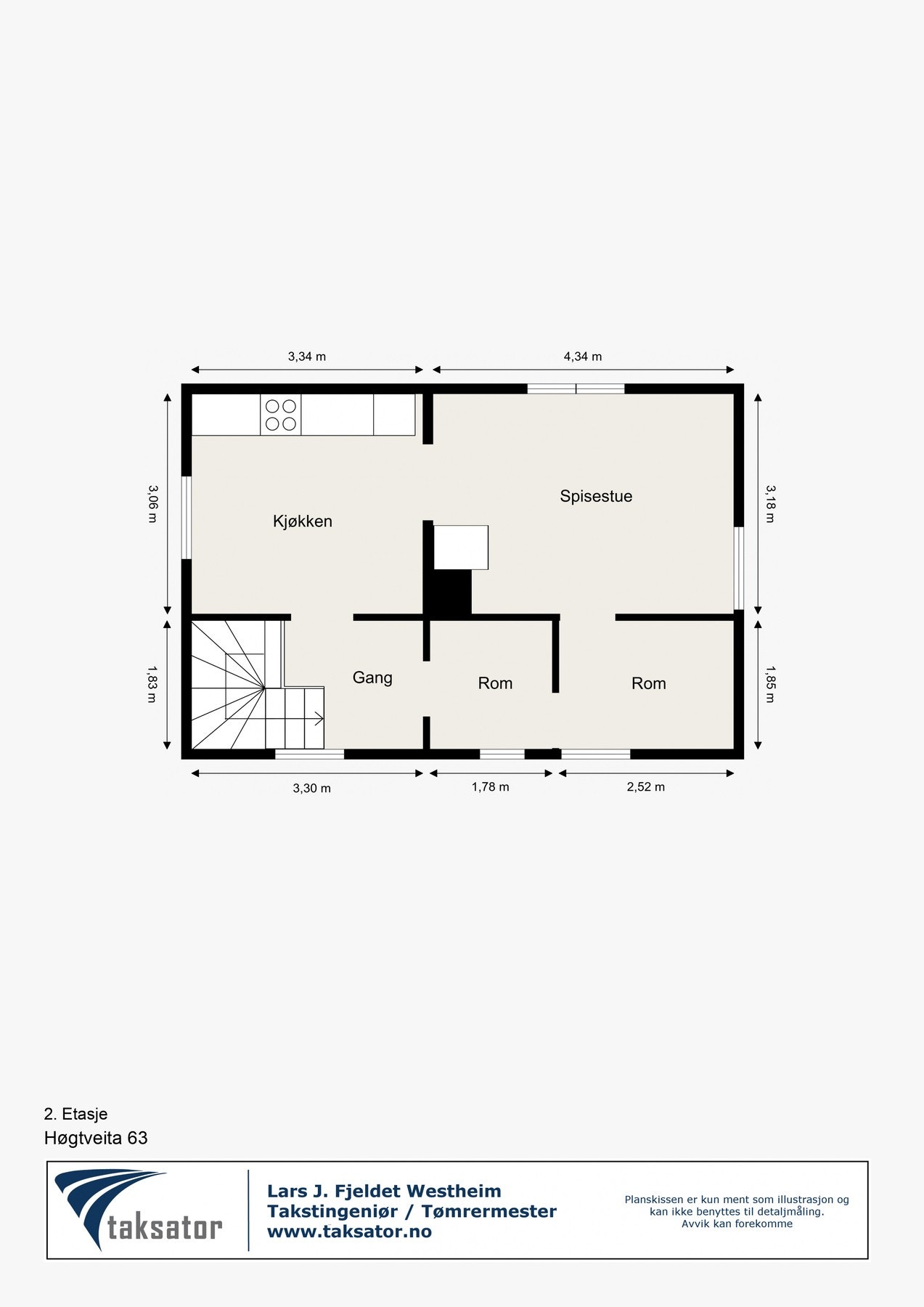 Plantegning 2.etasje. Galleribilde