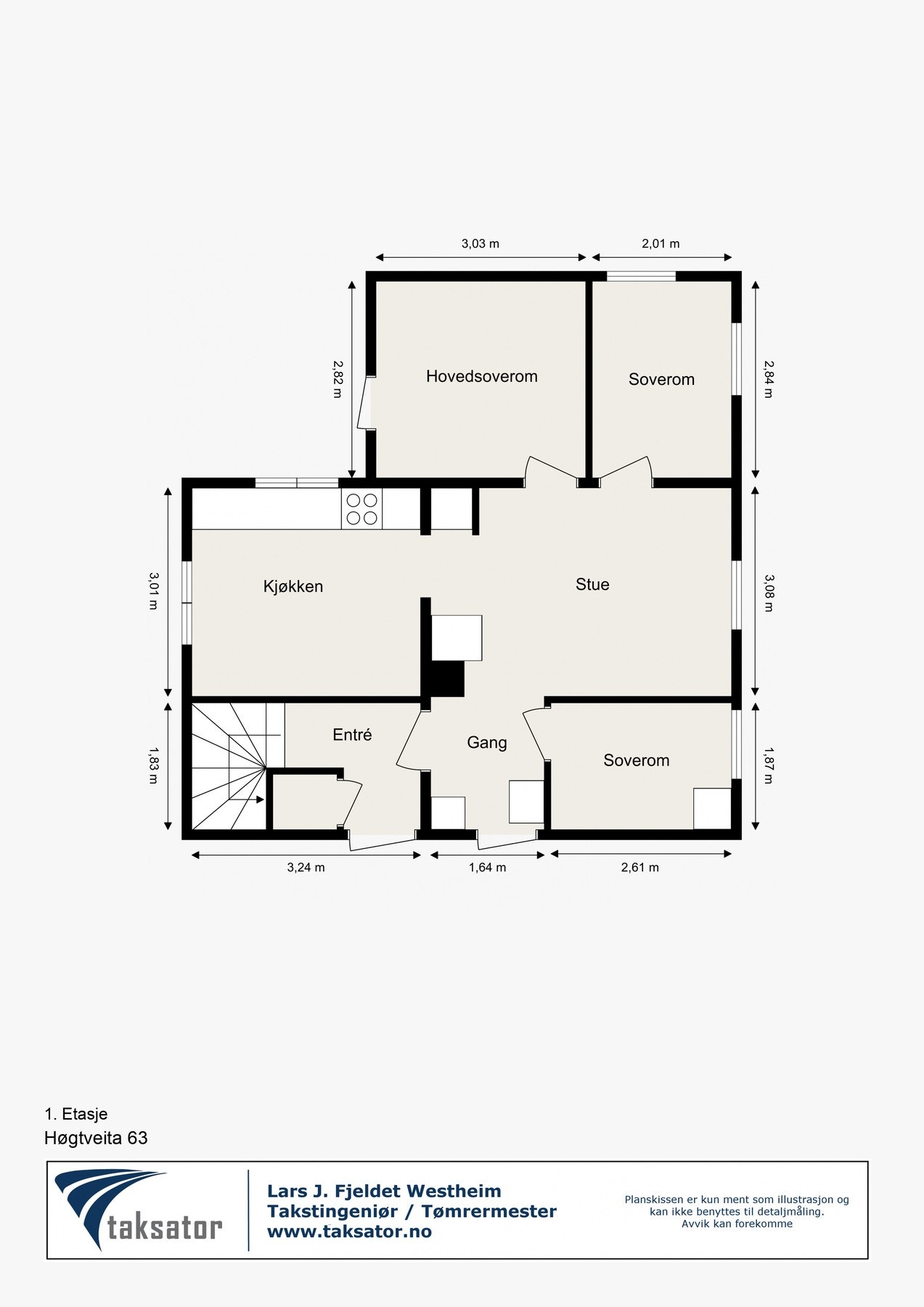 Plantegning 1.etasje Galleribilde