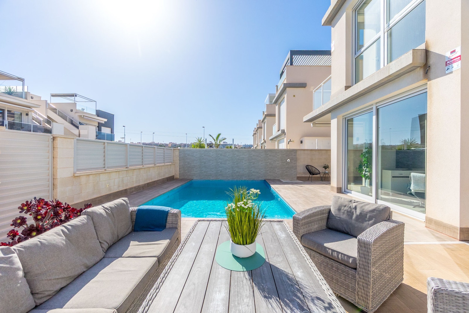 Privat saltvannsbasseng Galleribilde