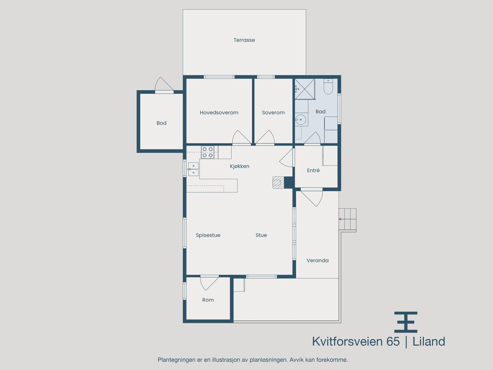 Plantegning Galleribilde