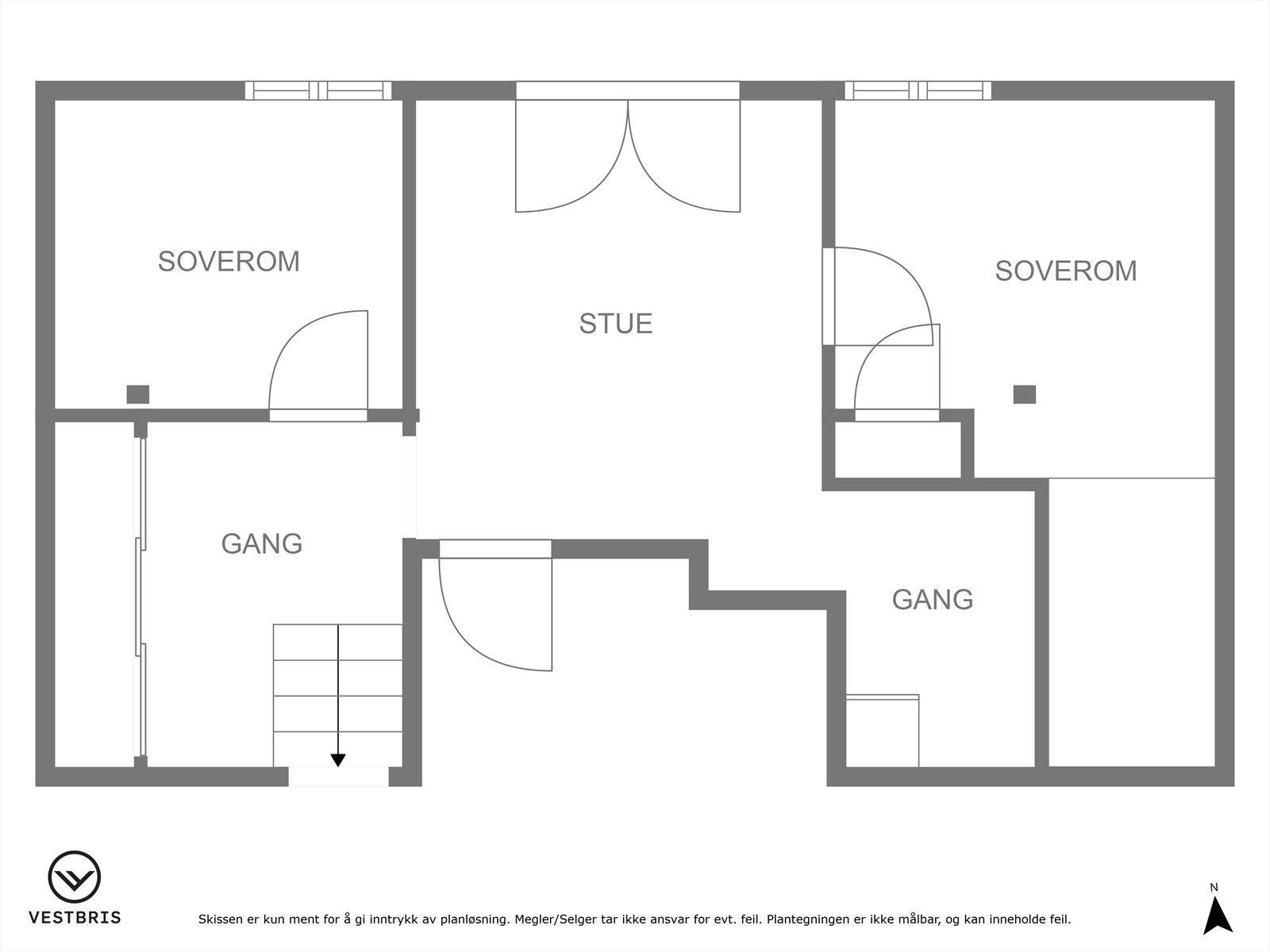 Planskisse Galleribilde