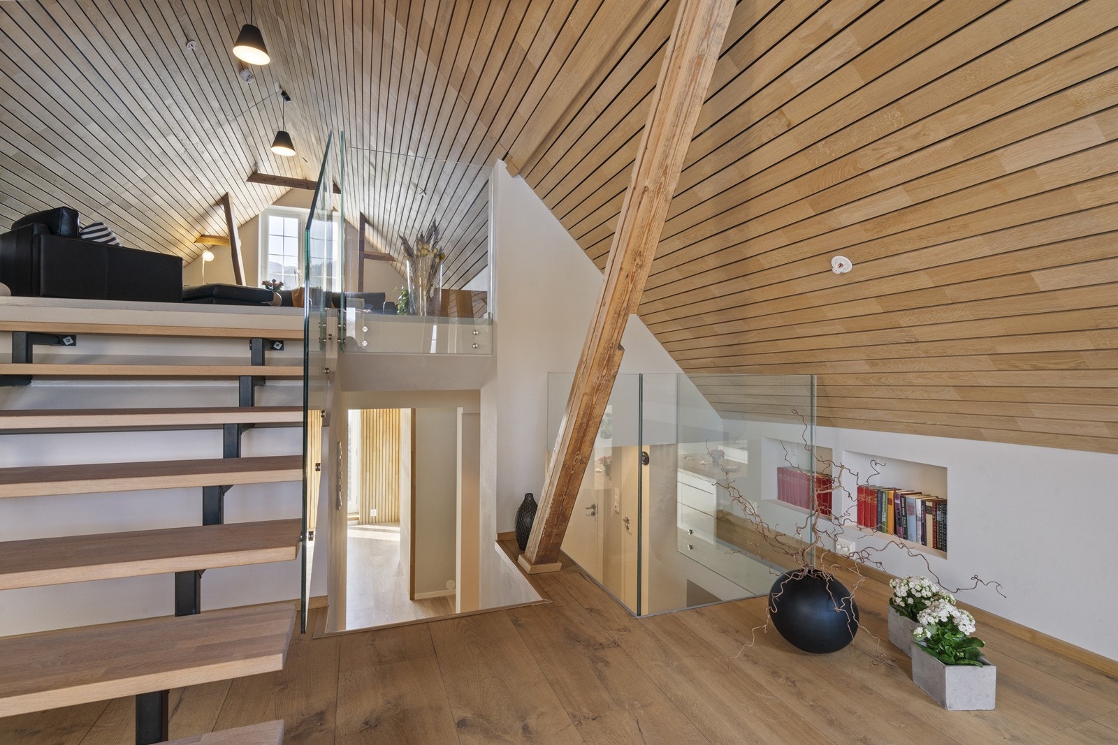 Rekkverk i glass for å bevare lyset Galleribilde