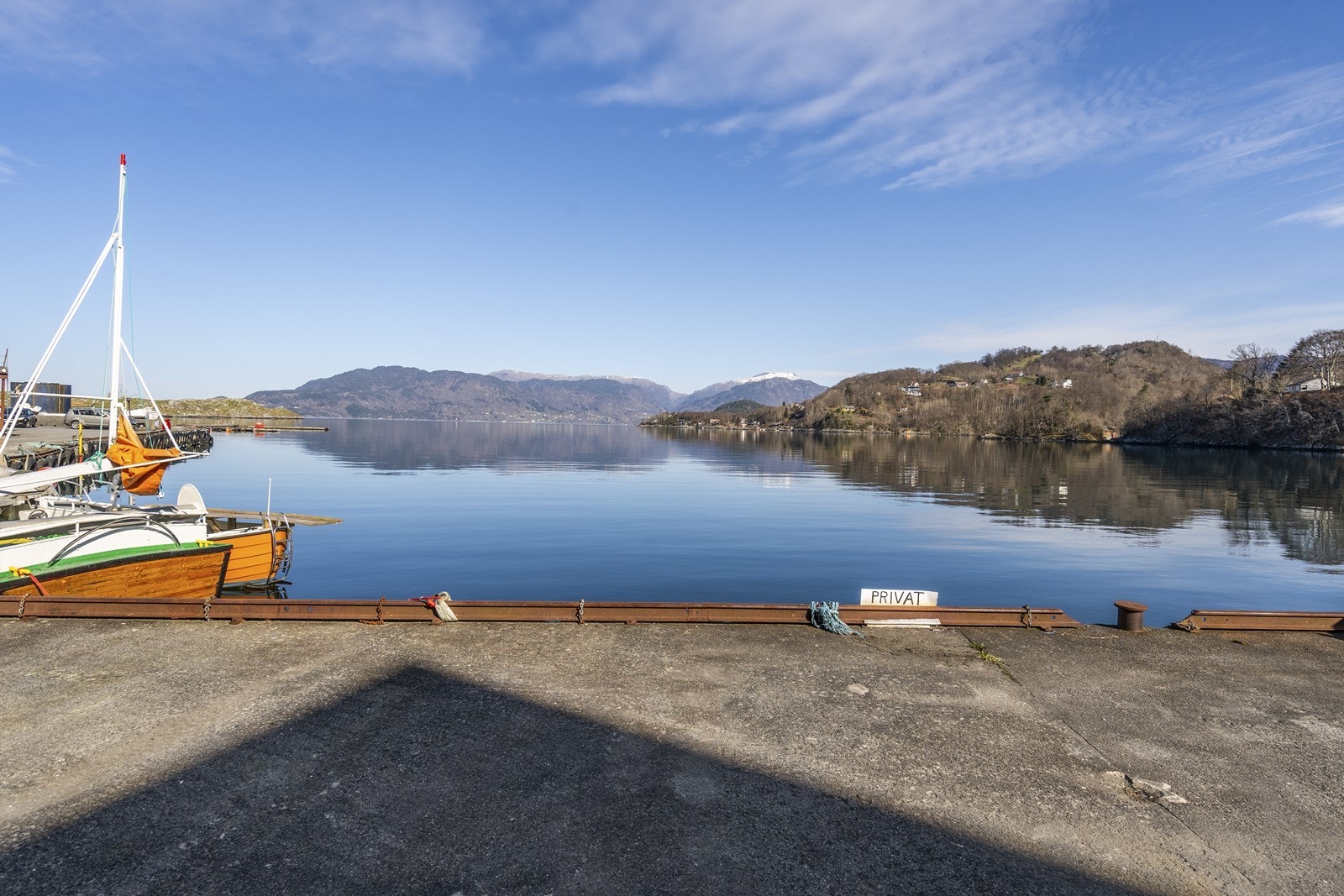 Nydelig utsikt fra kaien Galleribilde