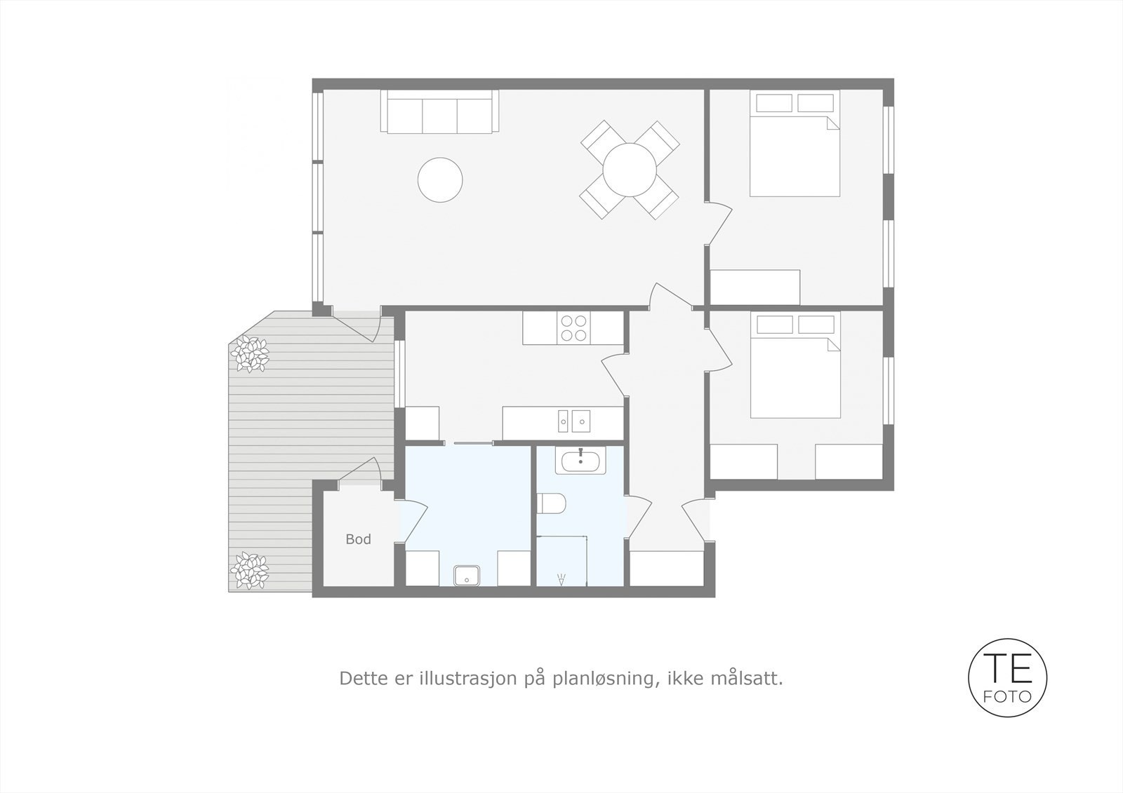 Plantegning 1. etasje. Galleribilde
