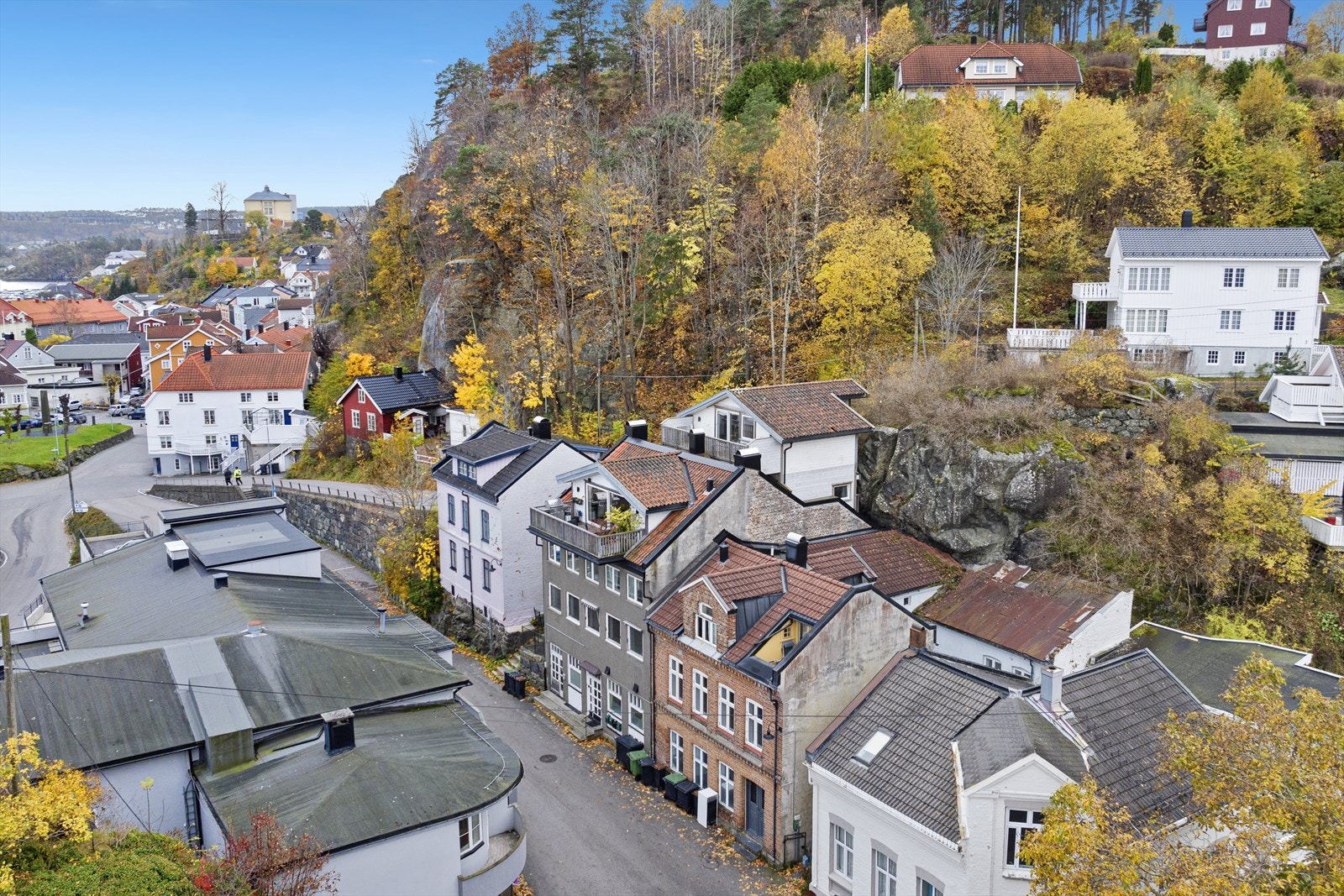 Dronebilder over området Galleribilde