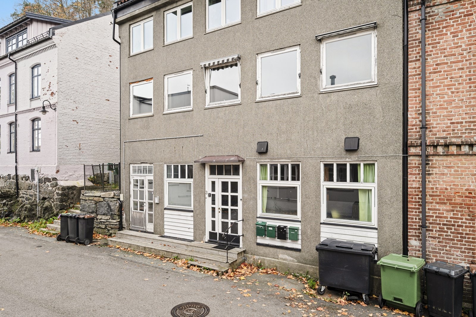 Felles inngangsparti for begge seksjonene Galleribilde