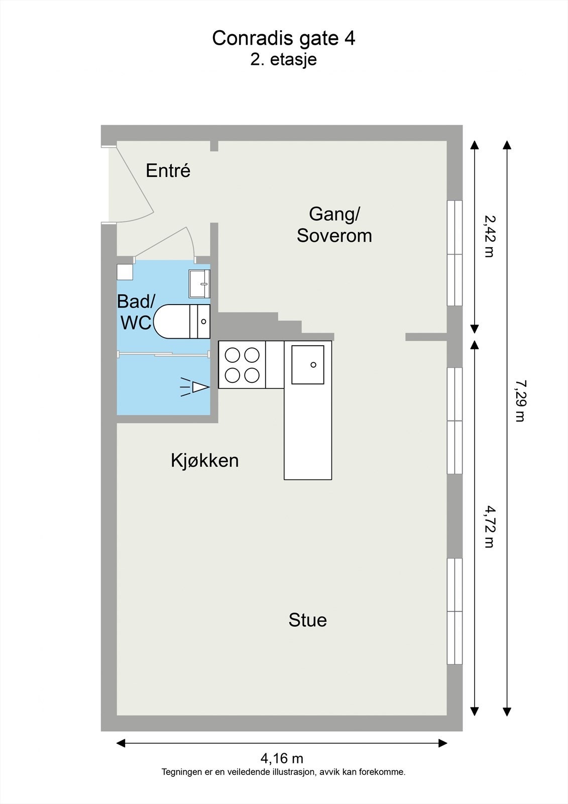 Plantegning. Galleribilde