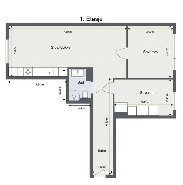 Plantegning Galleribilde