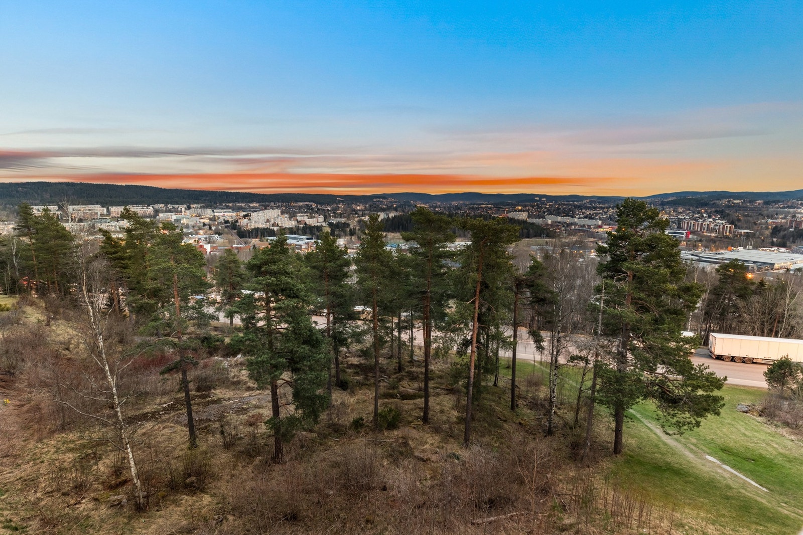Utsikt fra brannbalkongen. Galleribilde