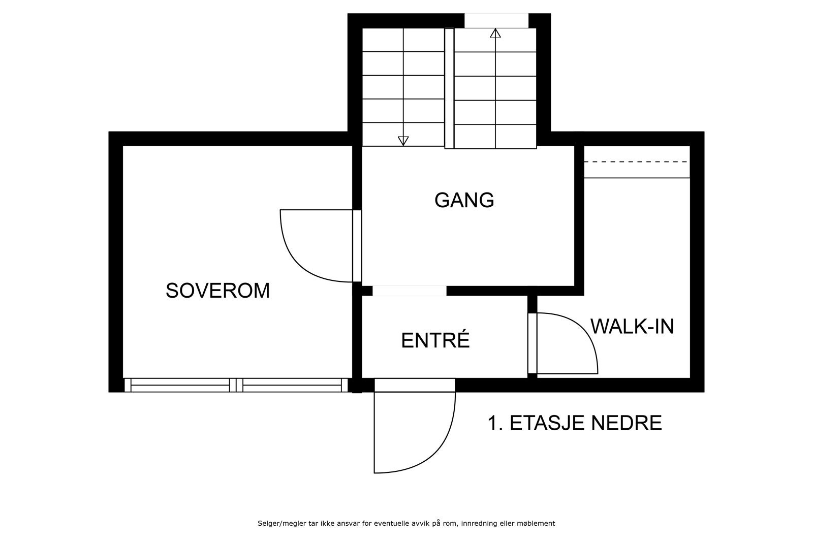 Plantegning inngangsnivå Galleribilde