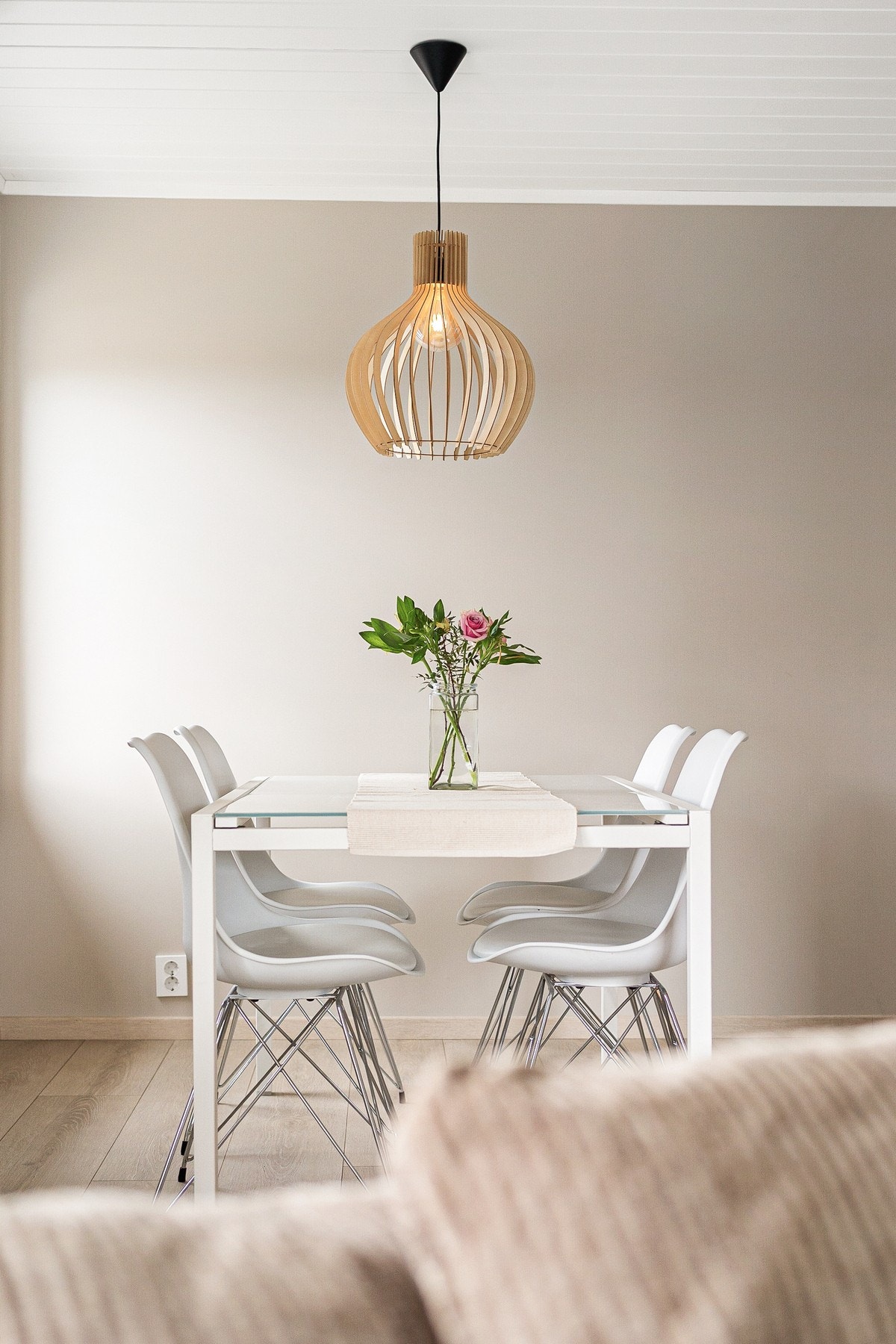 Opprinnelig var dette en leilighet med 3 soverom, nå er det fjernet et soverom til fordel spisestue Galleribilde