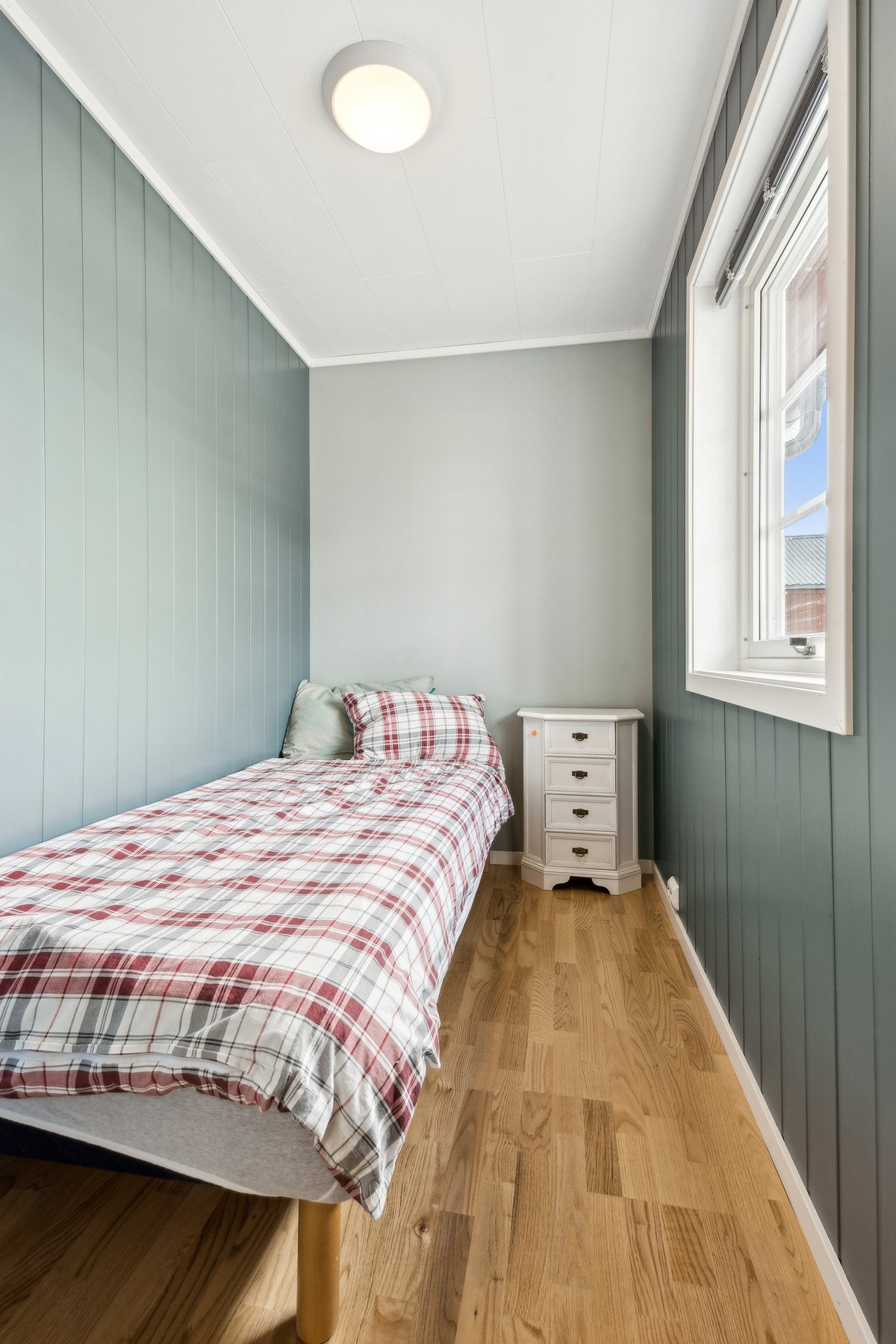 Soverommene er av tilnærmet lik størrelse Galleribilde