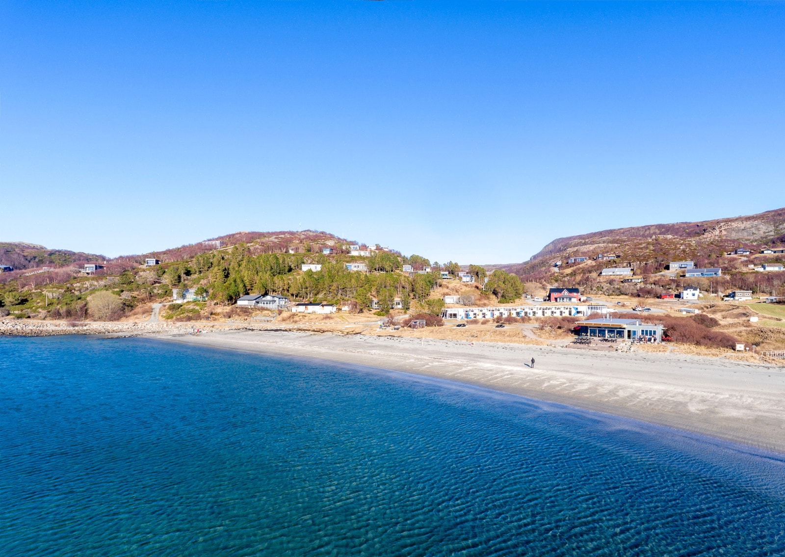 Tomtene ligger ved eksotiske Hosnasand Galleribilde