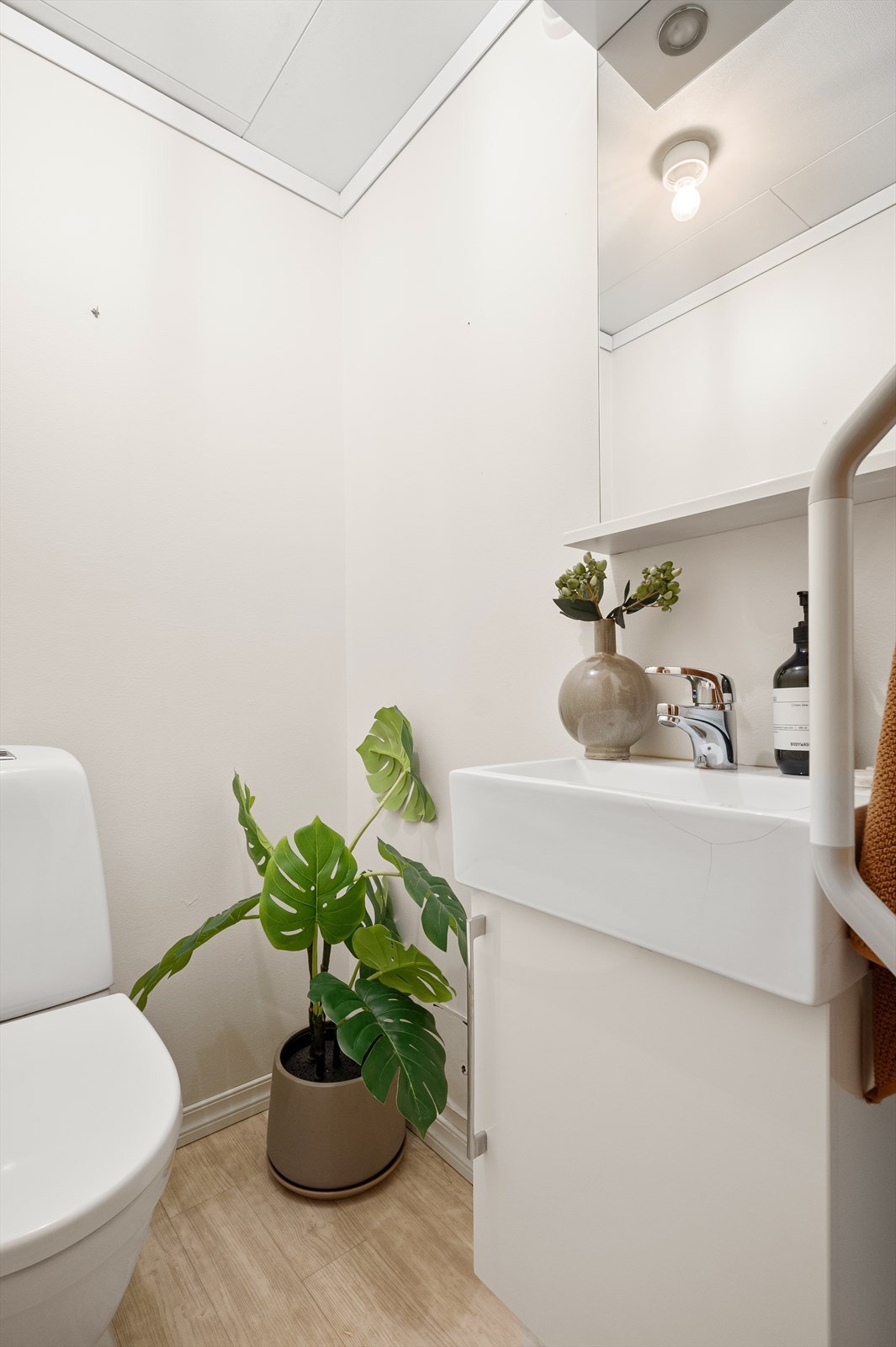 Separat toalettrom gir ekstra funksjonalitet i hverdagen. Galleribilde