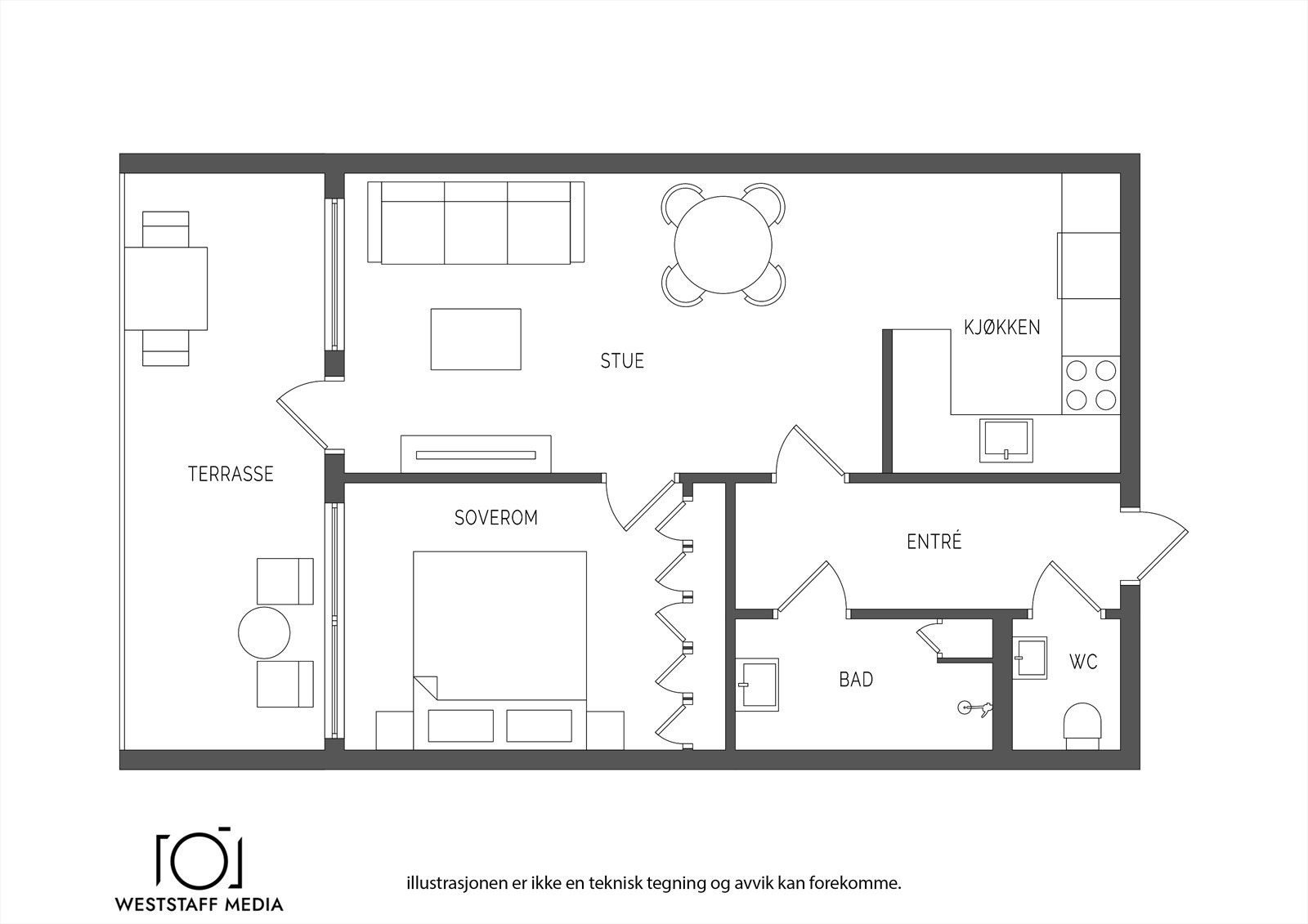 Plantegning. Galleribilde