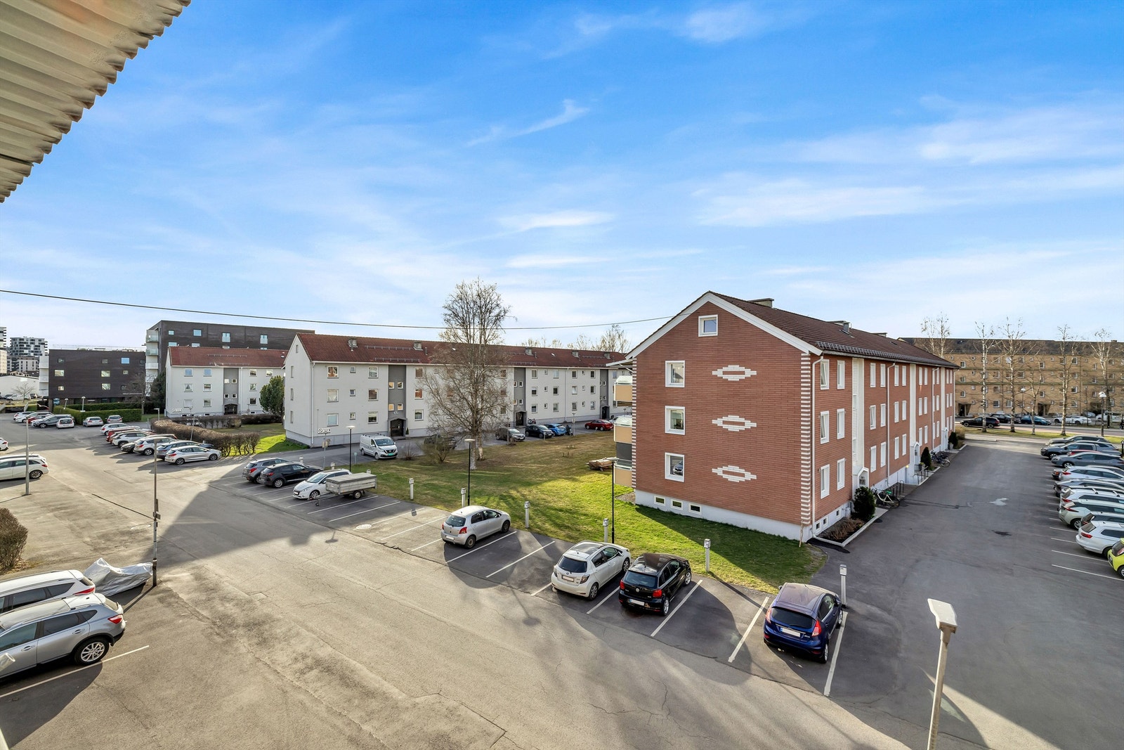 Utsikt fra balkongen Galleribilde