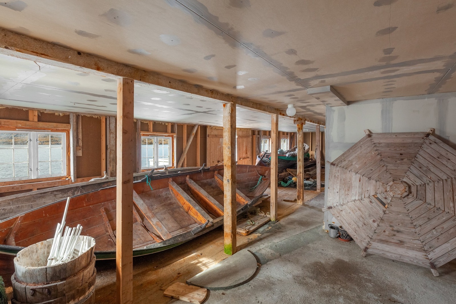 Felles lagringsrom for båter og utstyr Galleribilde