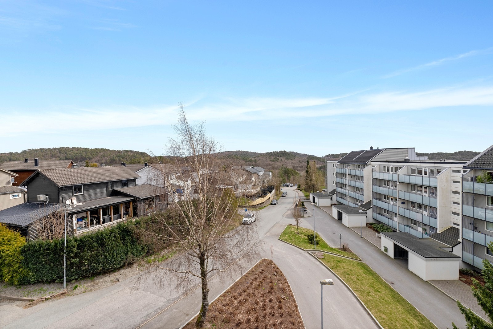 Fin utsikt også fra balkongen Galleribilde