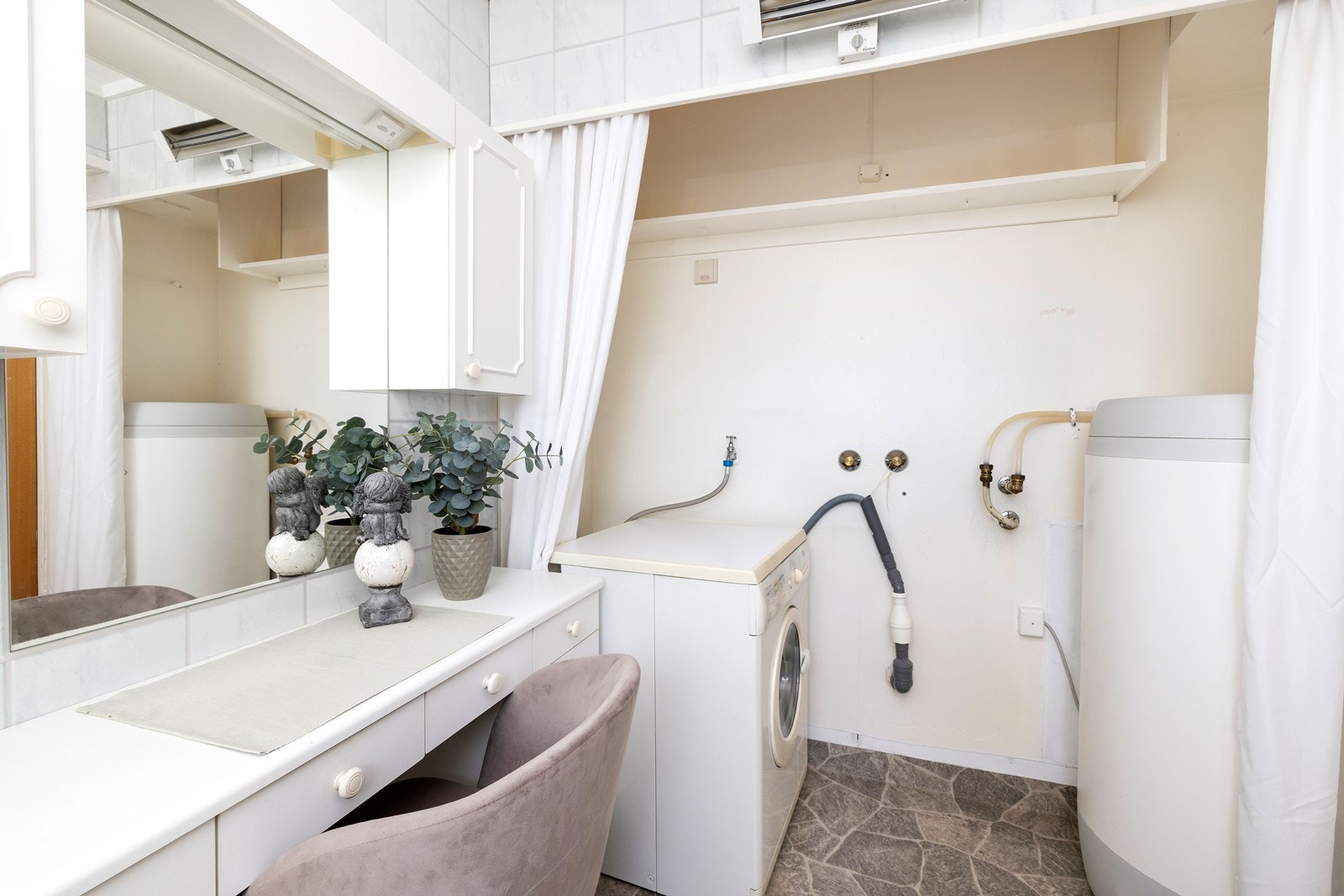 Badet har opplegg til vaskemaskin Galleribilde