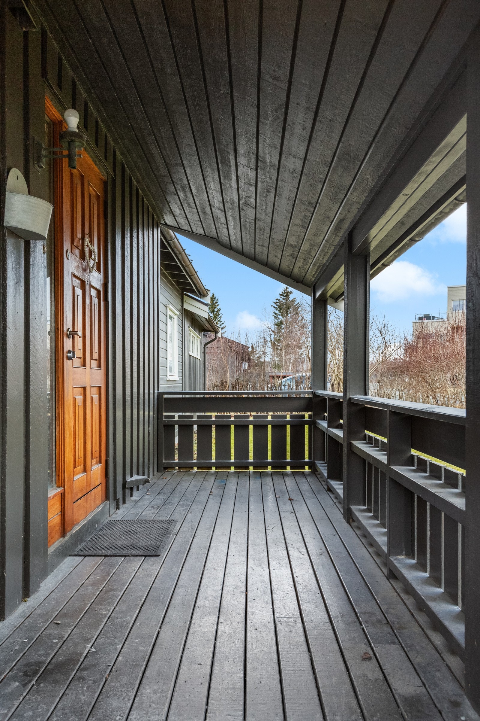 Overbygd inngangsparti Galleribilde