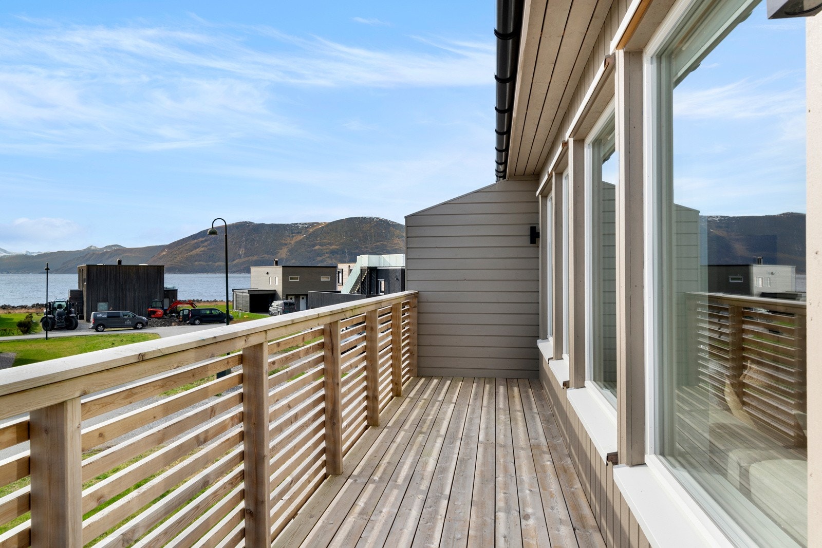 Her får du mye uteområde, blant annet en veranda mot sydøst. Galleribilde