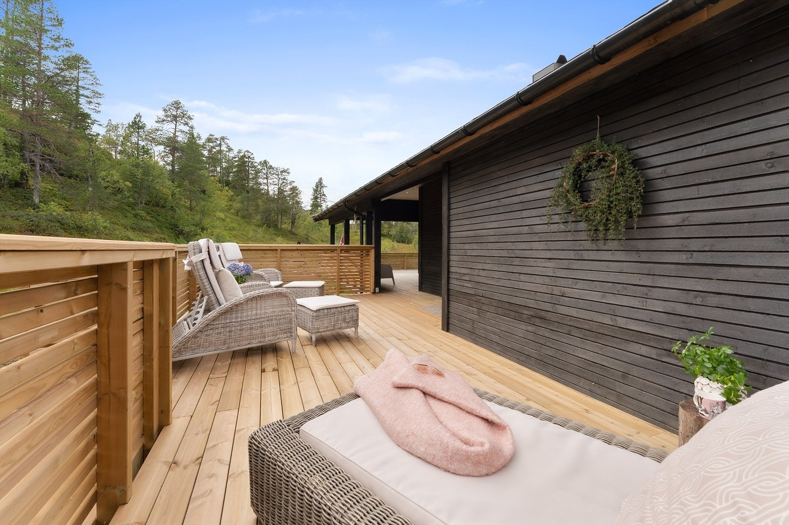 Del av skjerma terrasse Galleribilde