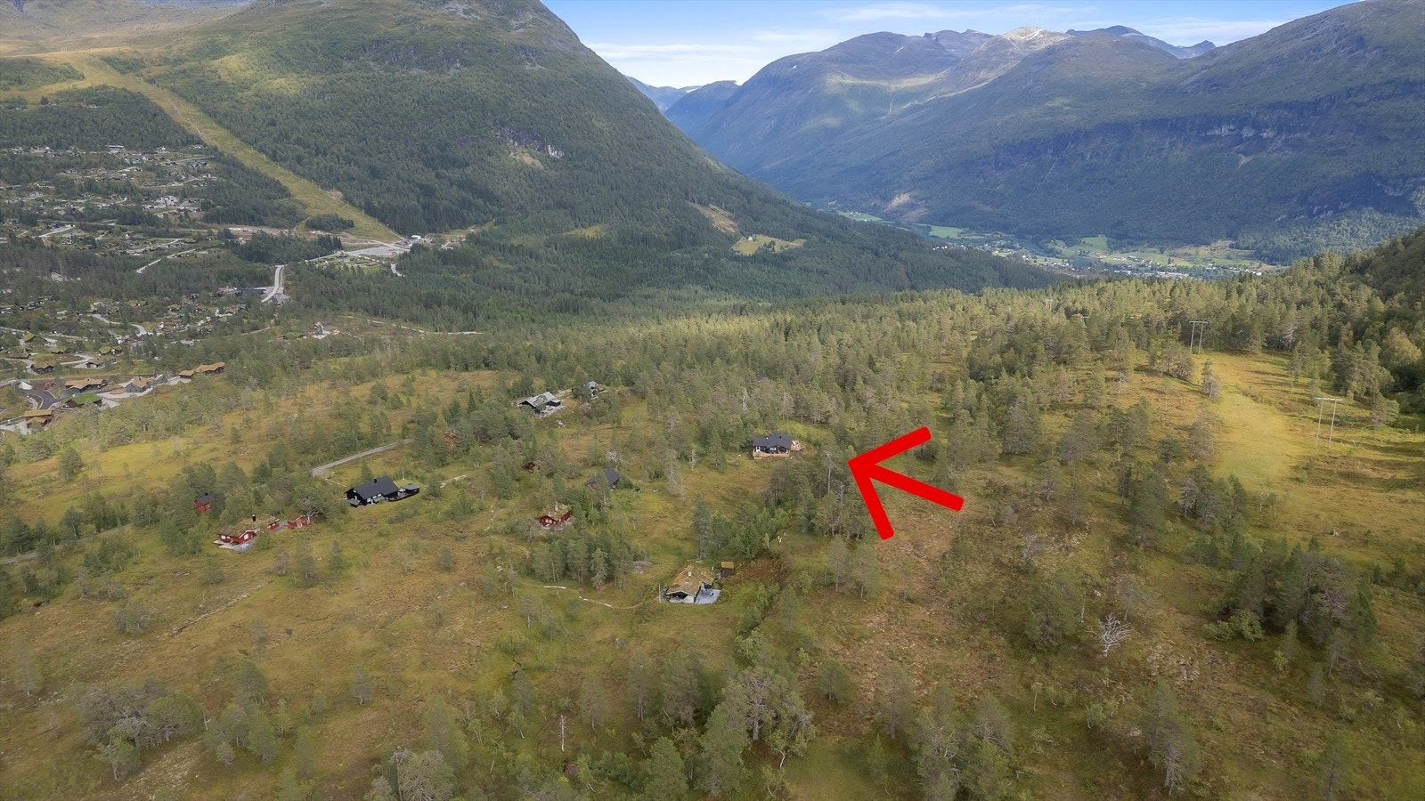 Nærområde med Stryn i bakgrunnen Galleribilde
