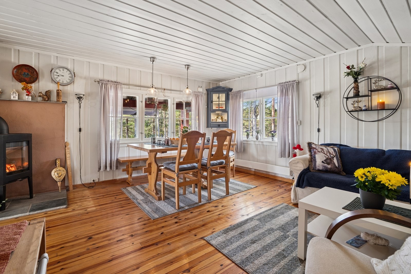 Peisovnen sørger for en lun og god varme på kjøligere dager. Galleribilde