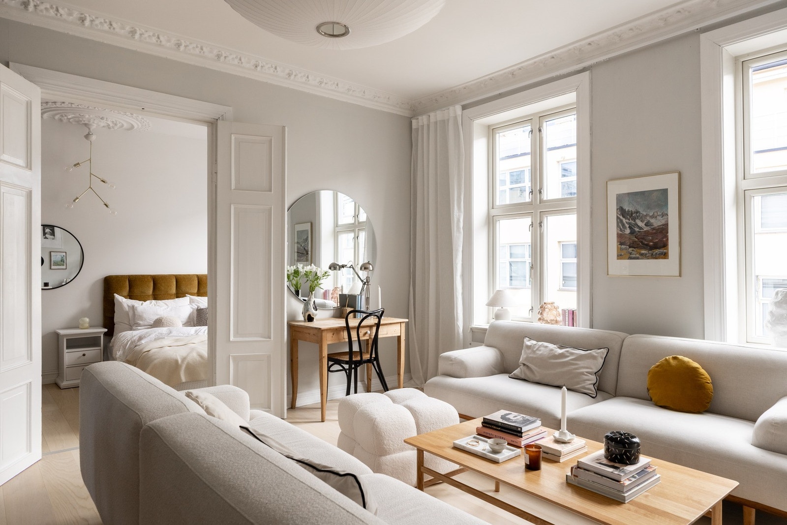 Stuen kan enkelt innredes med ønskelige møblementer. Galleribilde