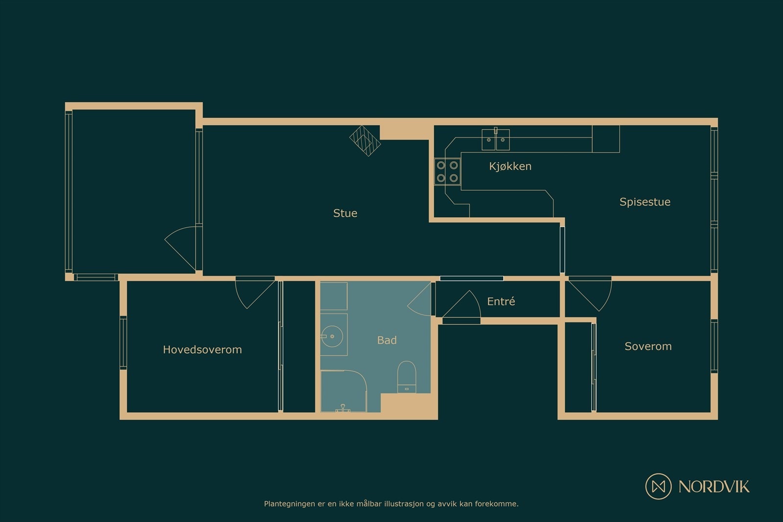 Plantegning Galleribilde