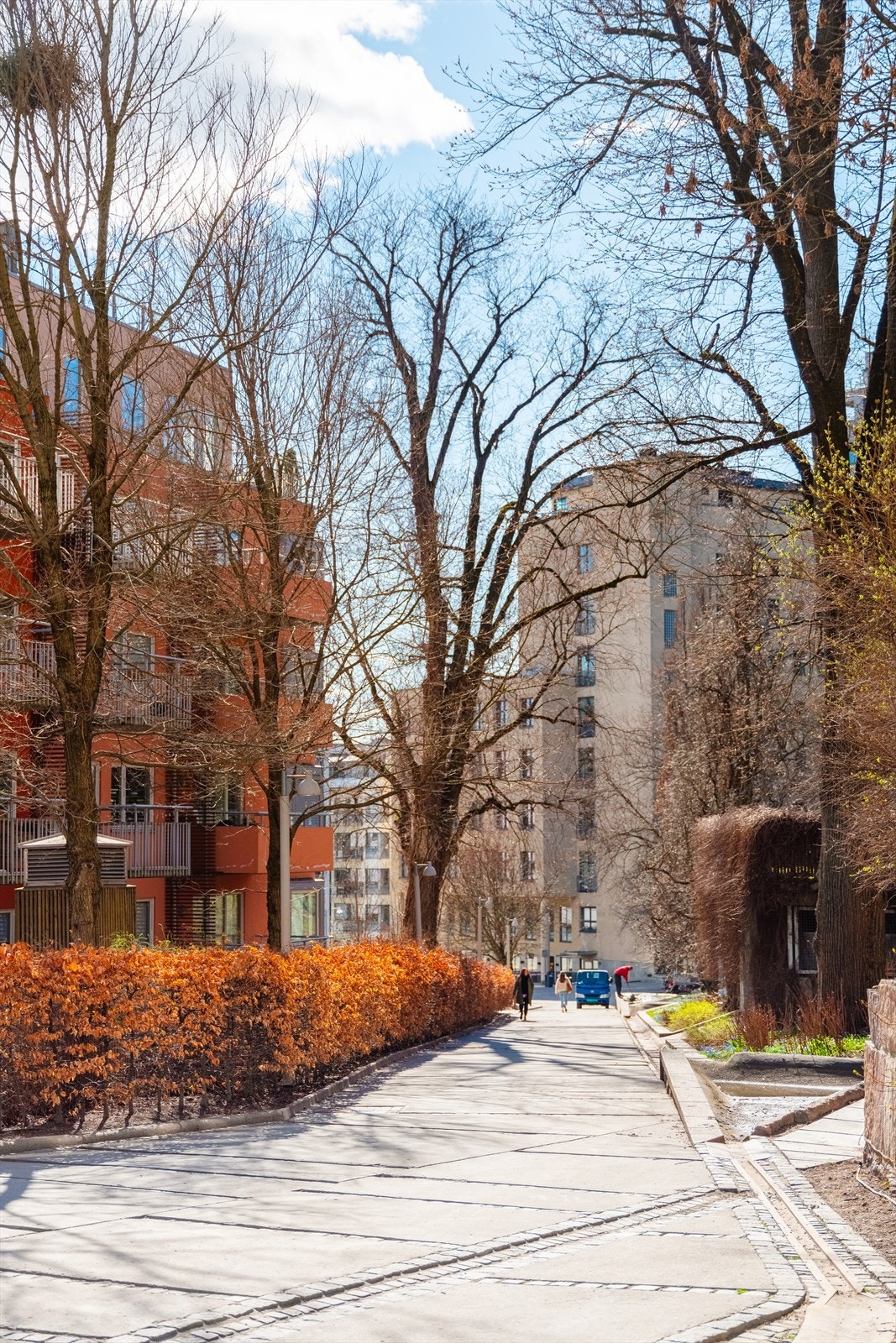 Hyggelige gangstier som tar deg raskt til sentrum. Galleribilde
