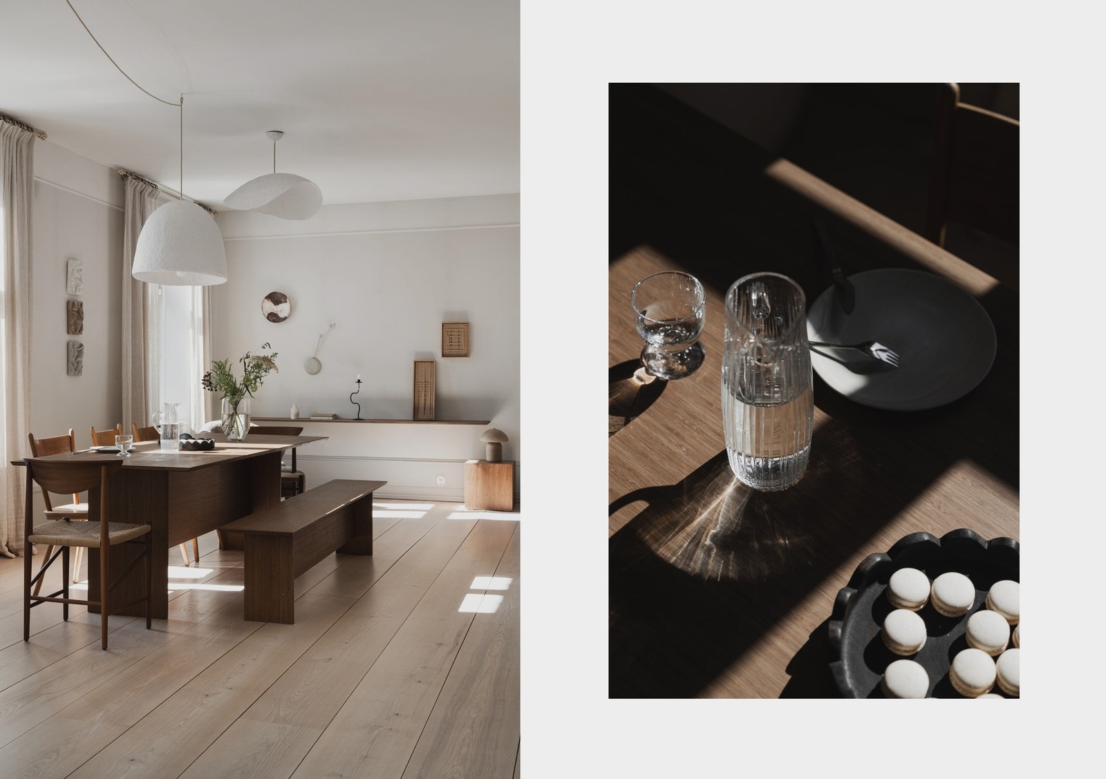 Spisestuen er stor og luftig med åpen kjøkkenløsning og god plass til langbord og selskapeligheter. Galleribilde