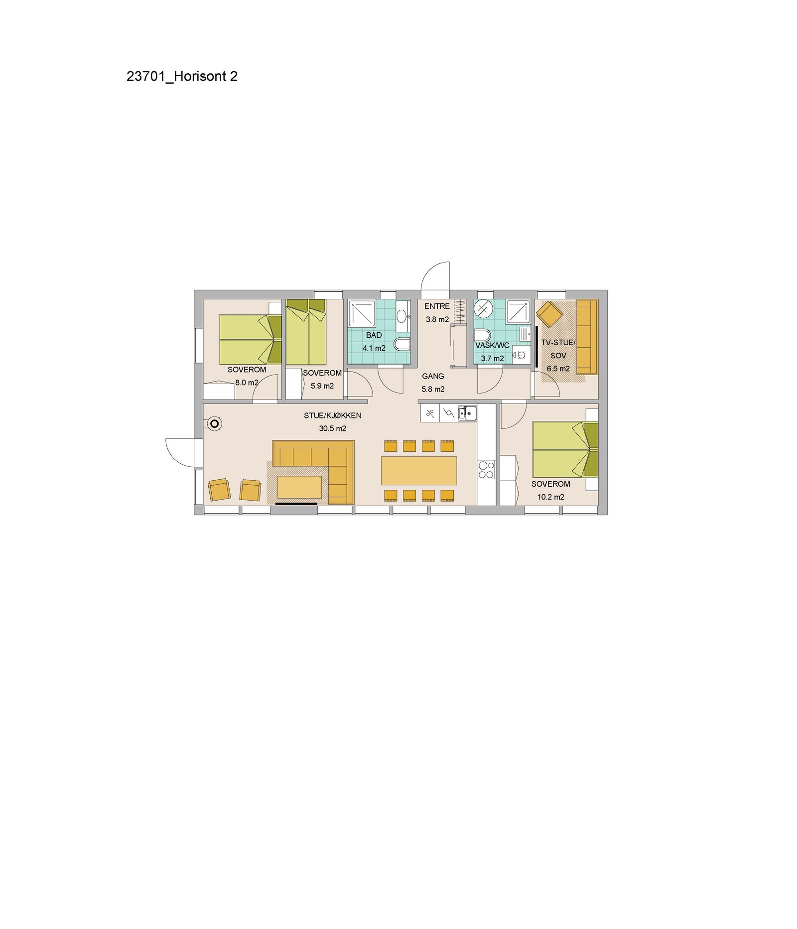 Planskisse Galleribilde