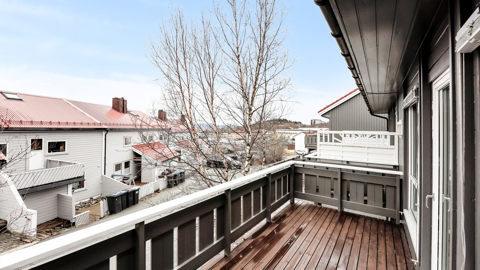 Utsikt fra balkong. Galleribilde